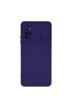 Evimdeyokyok Xiaomi Poco X4 Pro 5G Kılıf Nano İçi Kadife Silikon - Mor
