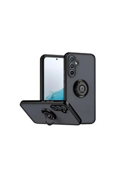 Evimdeyokyok Samsung Galaxy S25 Fe Montreal Yüzüklü Silikon Kapak - Siyah