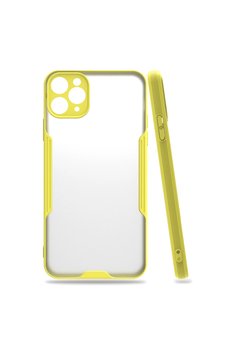 Evimdeyokyok Apple İphone 11 Pro Max Kılıf Platin Silikon - Sarı