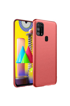 Evimdeyokyok Samsung Galaxy M31 Kılıf Nano İçi Kadife Silikon - Kiremit