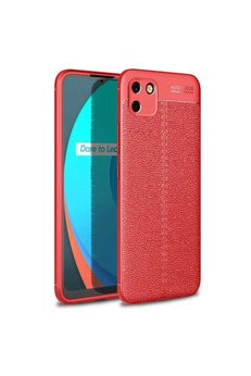Evimdeyokyok Realme C11 Kılıf Auto Focus Kapak - Kırmızı