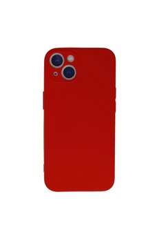 Evimdeyokyok Apple İphone 13 Mini Kılıf Nano İçi Kadife Silikon - Kırmızı