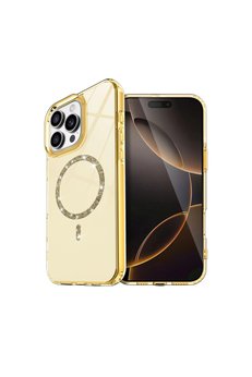 Evimdeyokyok Apple İphone 14 Pro Max Live Diamond Magsafe Kapak - Sarı
