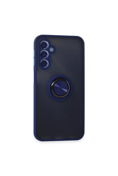 Evimdeyokyok Samsung Galaxy M34 5G Kılıf Montreal Yüzüklü Silikon Kapak - Lacivert