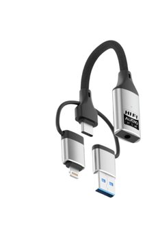 Evimdeyokyok Lightning Type-C Usb To Aux Zr1206