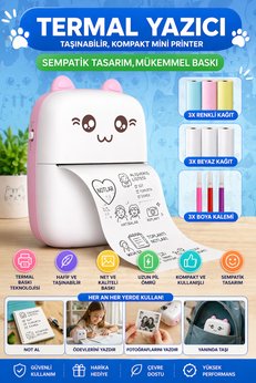 nextbuy Mini Fotoğraf Yazıcı Kablosuz Etiket Yazıcı Baskı Makinesi Ios Android Uyumlu Termal Printer
