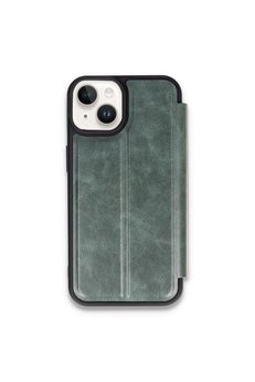 Evimdeyokyok Apple İphone 14 Kılıf Flip Cover - Koyu Yeşil