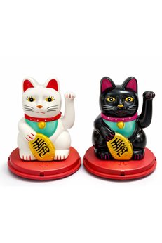 Evimdeyokyok Güneş Enerjili Sallanan Şans Kedisi - Maneki Neko Alk4521
