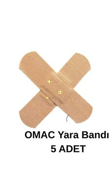 OMAC Pratik Kullanım Sunan 5 Adet Yara Bandı Paketi Güçlü Koruma ve Nefes Alan Yüzey