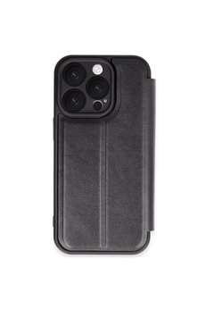 Evimdeyokyok Apple İphone 16 Pro Max Kılıf Flip Cover - Siyah