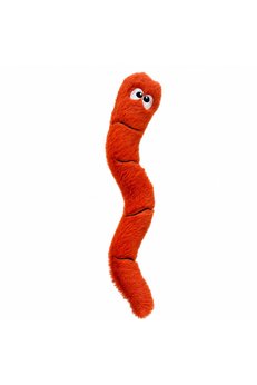 Havhav Vikvikli Turuncu Peluş Solucan 42 cm At-Getir Ve Çekiştirme Köpek Oyuncağı