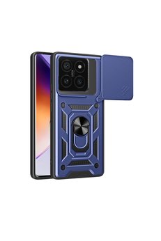 Evimdeyokyok Xiaomi Mi 14T Pro Kılıf Pars Lens Yüzüklü Silikon - Lacivert