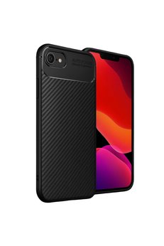 Evimdeyokyok Apple İphone 16E Kılıf Auto Focus Karbon Kapak - Siyah