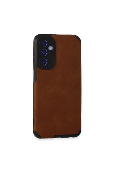 Ethab Ticaret Glb-Stl41414 Samsung Galaxy M34 5G Kılıf Loop Deri Silikon - Kahverengi