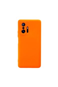 Evimdeyokyok Xiaomi Mi 11T Pro Kılıf Nano İçi Kadife Silikon - Turuncu