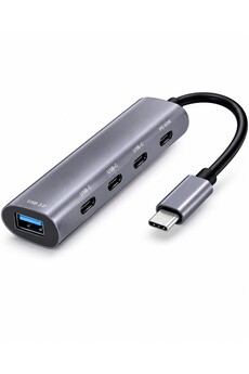 Evimdeyokyok Type-C Hub Pd Usb 3.0 Usb-C 5 Port 60W Gri Hdx7895