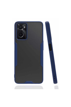 Evimdeyokyok Oppo A96 Kılıf Platin Silikon - Lacivert