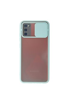 Evimdeyokyok Samsung Galaxy A03S Kılıf Palm Buzlu Kamera Sürgülü Silikon - Turkuaz