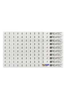 Evimdeyokyok Reatec Sıcaklık Ölçüm Etiketi Isı Ölçer Ölçüm Aralığı 193 °C - 254 °C (10Adet)