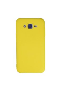 Ethab Ticaret Glb-Stl41414 Samsung Galaxy J7 Kılıf Nano İçi Kadife Silikon - Sarı