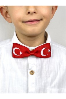 Toka Sepetim Bayrak Desenli 29 Ekim Erkek Çocuk Papyonu 1 Adet