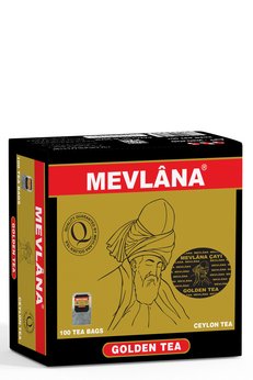 Mevlana Çay 100 Adet - Saf Yaprak Çay Golden Tea %100 Ceylon Sri Lanka Sallama Mevlana Golden Tea 100 Std.