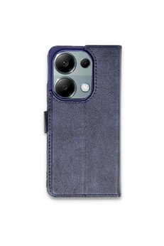 Evimdeyokyok Xiaomi Redmi Note 13 Pro 4G Kılıf Trend S Plus Kapaklı Kılıf - Lacivert
