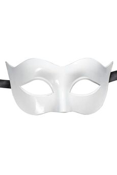 Evimdeyokyok Beyaz Renk Masquerade Kostüm Partisi Venedik Balo Maskesi