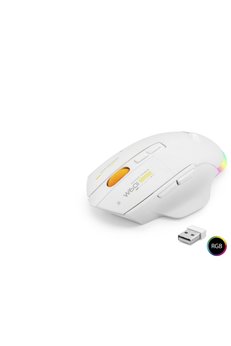 Evimdeyokyok Dual Mode Kablosuz Mouse 12800 Dpi 7 Tuş Makro 1000Hz Rgb - Beyaz W601W