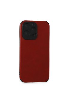 Evimdeyokyok Apple İphone 15 Pro Kılıf Loop Deri Silikon - Kırmızı