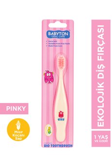BABYTON 1-6 Yaş Ultra Yumuşak Ekolojik Diş Fırçası Pinky
