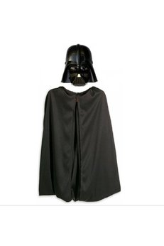 Evimdeyokyok Çocuk Boy Yıldız Savaşları Star Wars Darth Vadet Maskesi Ve 90 Cm Pelerin Seti Siyah