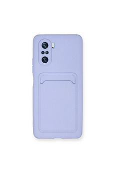 Evimdeyokyok Xiaomi Mi 11İ Kılıf Kelvin Kartvizitli Silikon - Lila