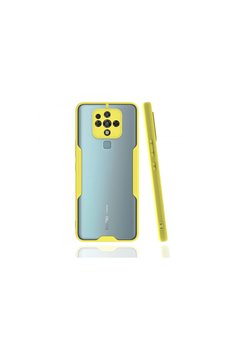 Evimdeyokyok Tecno Camon 16 Kılıf Platin Silikon - Sarı