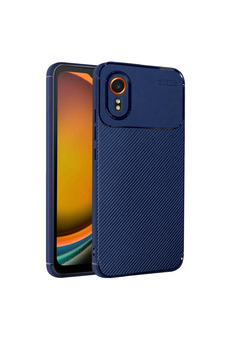 Evimdeyokyok Samsung Galaxy Xcover 7 Kılıf Auto Focus Karbon Kapak - Lacivert