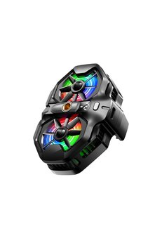 Evimdeyokyok Klipsli Telefon Soğutucu Çift Fanlı Rgb Ekranlı Tripod Bağlantılı Siyah Dl21