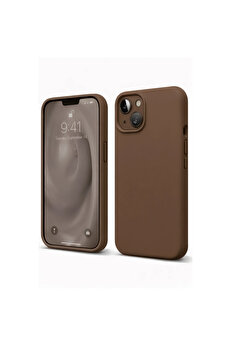 Evimdeyokyok Apple İphone 14 Kılıf First Silikon - Kahverengi