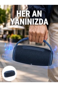 Eco Lounge Net Stereo Ses Sunan Ipx5 Su Geçirmez Bluetooth Hoparlör Yeni Nesil