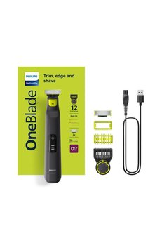 Philips OneBlade Pro Yüz&Vücut Tıraş Makinesi Islak&Kuru 12 Uzunluk Ayarı 1 Yedek Bıçak QP6542/10