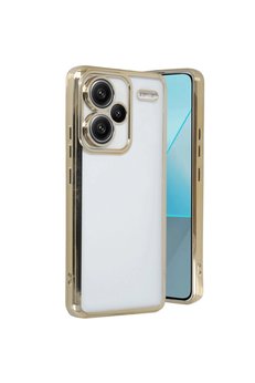 Evimdeyokyok Xiaomi Redmi Note 13 Pro Plus Kılıf Razer Lensli Silikon - Gold