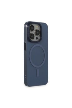 Evimdeyokyok Apple İphone 15 Pro Max Kılıf Anka Pc Magneticsafe Sert Metal Kapak - Lacivert