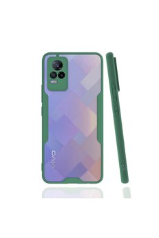 Evimdeyokyok Vivo V21E Kılıf Platin Silikon - Yeşil