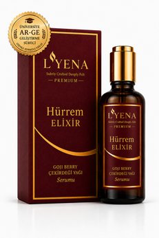 Lyena Hürrem Elixir Goji Berry Yağı Yüz Bakım Serumu 50 Ml – Hızlı Emilen, Yağlı His Bırakmayan