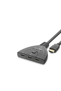 Evimdeyokyok Hdmi Switch 4K 60 Hz Hdr Kablolu 3 Giriş 1 Çıkış Hdx7870