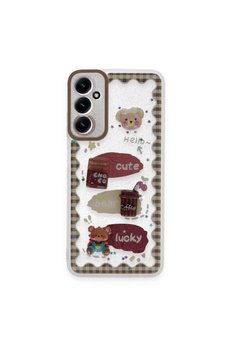 Evimdeyokyok Samsung Galaxy A14 4G Kılıf Sweet Desenli Silikon Kapak - Şeffaf