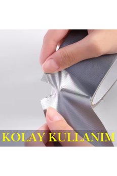 Evimdeyokyok Çok Amaçlı Tamir Bandı Duck Tape Kanal Bandı "48 Mm X 25 Mt" Gri