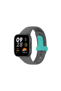 Evimdeyokyok Xiaomi Redmi Watch 3 Origin Silikon Kordon (Saat Değildir) - Füme