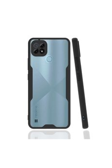 Evimdeyokyok Realme C21 Kılıf Platin Silikon - Siyah