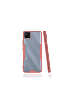 Evimdeyokyok Realme C25 Kılıf Platin Silikon - Pembe