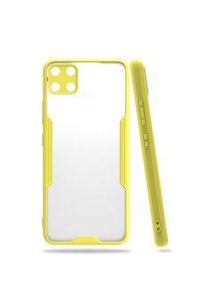 Evimdeyokyok Realme C15 Kılıf Platin Silikon - Sarı